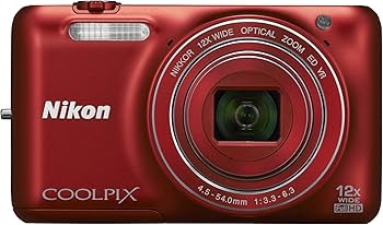 Amazon.co.jp: Nikon クールピクス S6600RD ラズベリーレッド